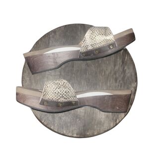 Flogg Malibu II Leather Upper Slide Sandals 8M